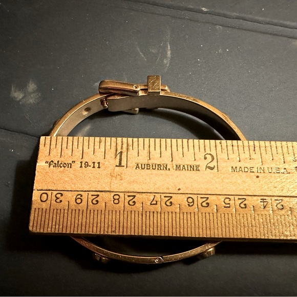 A Michael Kors Rose Gold Tone Belt Buckle Style Bracelet - Picture 7 of 9